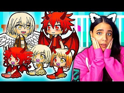 HALF DEMON, HALF ANGEL 😈👼 | Gachaverse Mini Movie Love Story Reaction