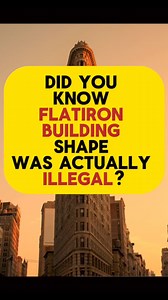 13K views · 79 reactions | Did you know that the iconic Flatiron Building shape was actually ILLEGAL? #flatironbuilding #flatiron #NYC #manhattan #architecture | Architecture Hub | Facebook