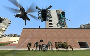 【GMOD】模组推荐：[VJ] 更加智能强力的联合军_GMOD_演示