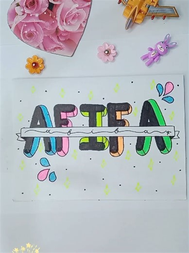 Easy DIY Name Letter Art: Creative Craft Ideas