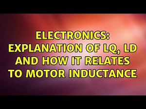 Electronics: Explanation of Lq, Ld and how it relates to motor inductance