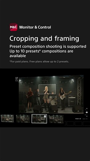 Cropping and framing | Monitor & Control | Sony | Creators' Cloud