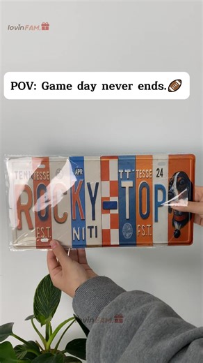 🏈 Game day or not — your team pride deserves a front-row spot.Show it loud with this License Plate Sign! 🛒Order now>>https://www.lovinfam.com/license-plate-sign/ | Lovinfam