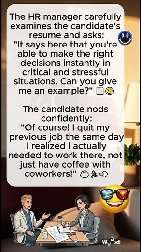 The most honest job interview EVER 😂 #comedy #funny #humor