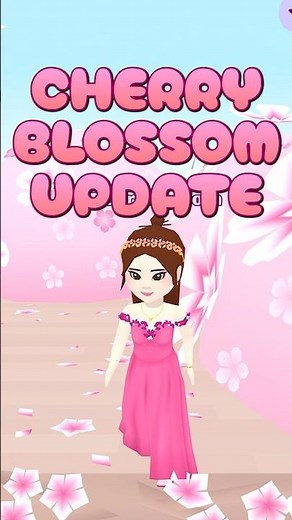 Have you seen our new cherry blossom update? 🌸💖 #vortellasdressup #poki #pokigames #cherryblossoms