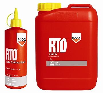 RTD® Liquid - Heavy duty metal cutting liquid for reaming, tapping & drilling. Suitable for most metals - ITW Rocol Lubricants
