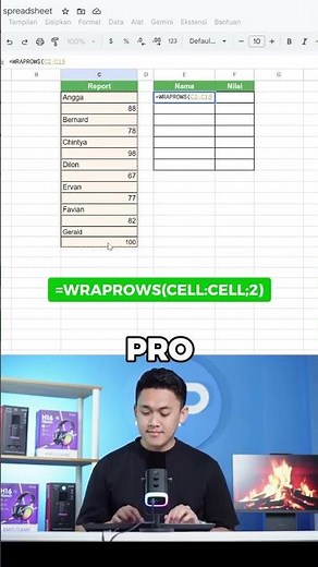 Cara cepat pindah data tabel di Excel #excel #microsoftexcel #tips
