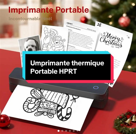 Imprimante Portable A4 Bluetooth Sans Encre