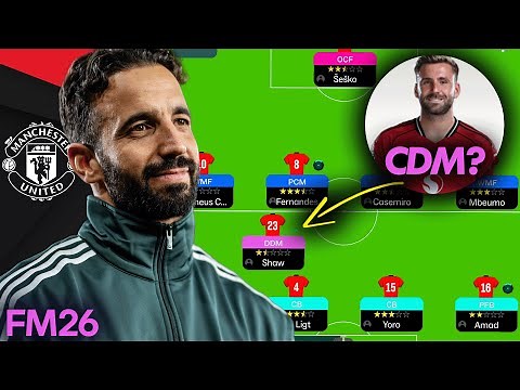 Ruben Amorim's tactics in FM26