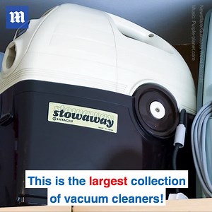 You’ll never see a crumb on this man’s floors! 😱 Via Newsflare | Daily Mail US