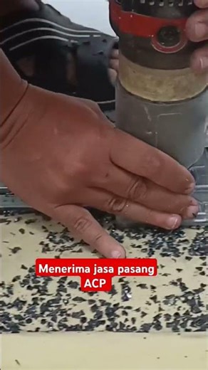 Tutorial V-Grooving ACP Aluminium Composite Panel #acp #kacatempered #hargakaca5mm