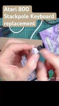 Atari 800 Stackpole Keyboard (Hi-Tek) replacement #atari800 #hitek #retro #pcbway