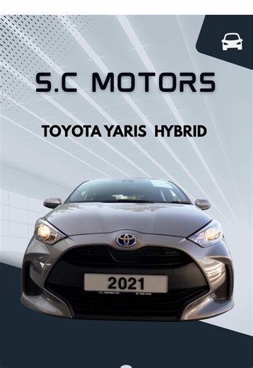 Toyota Yaris Hybrid is one of the best city cars in Cyprus 🇨🇾🔥 🚗 2021 Toyota Yaris Hybrid ⚡ 1.5L Automatic | Petrol Hybrid 📍 77,660 KM | Japan Import ✅ Adaptive Cruise Control ✅ Lane Assist & Collision Assist ✅ Apple CarPlay & Android Auto ✅ Reverse Camera ✅ Keyless Entry & Start ✅ Super low fuel consumption ♻️ Perfect for city driving, parking & saving fuel 💸 📩 DM us for more details #ToyotaYaris #HybridCyprus #CyprusCars #CarsTok #CarTok