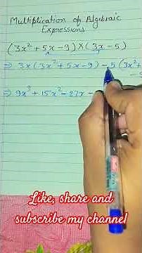 multiplication of algebraic expressions# maths class 8 #Rs Aggarwal #Chapter 6