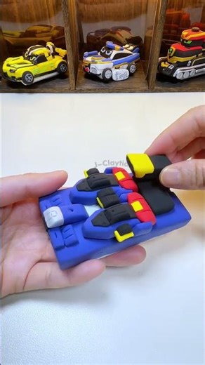 Handmade Clay Car Models: Jianjiao Juxi Crane Craft