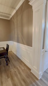 The trim work! 🤌🏻 Take a tour of my new patio home listing! 1361 S. Sierra Hills, Wichita, KS. NO STEP ENTRY! Upgrades throughout! Check it out! Listed by Lesley Perreault - Top Wichita Agent, Brokered by Real Broker. 316-202-5515 | Lesley Hodge Perreault