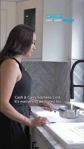 Modern Two-Tone Kitchen Reveal | White & Graphite in East Cork