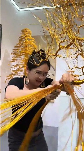 Handmade home decor item Money Tree!