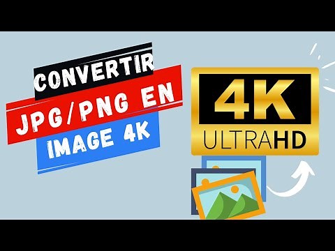 Convertir une image jpg ou png en fichier HDR ou 4K