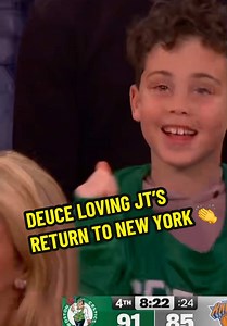 Deuce loved JT’s return to New York 👏 #deuce #jaysontatum #bostonceltics #nba
