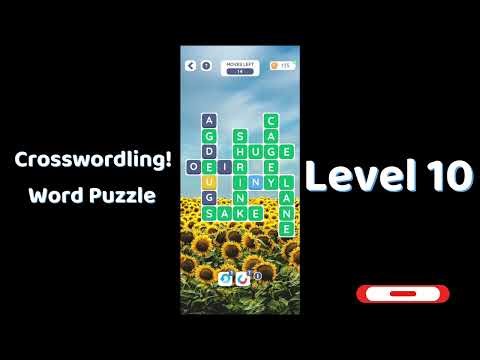 🧩 Crosswordling Level 10 Answers | Word Puzzle Game 🧠 | Go Answer