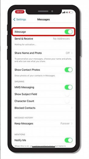 How to Activate iMessage #shorts