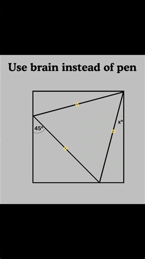 Basic mathematics Triangle problem algebra tricky problem #mathteacher #mathlover #mathfun #algebra