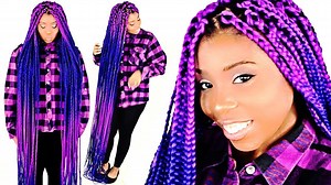 857K views · 4.3K reactions | BOX BRAIDS TO DA FLOOR!! | How To Black Hair | Facebook