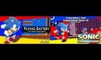 Mix of 2 videos from youtube : Flying Battery Zone Classic (Custom) - Sonic Generations