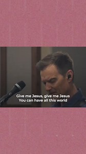 4.6K views · 117 reactions | An joyful arrangement from Tommy Walker of this classic worship song. Tommy added a bridge to this version, and it ushers in such a sweet presence of worship. Watch the full video and get all the FREE RESOURCES for this song and many more at: https://www.tommywalkerministries.org/media/givemejesusgh3 | Tommy Walker Ministries | Facebook