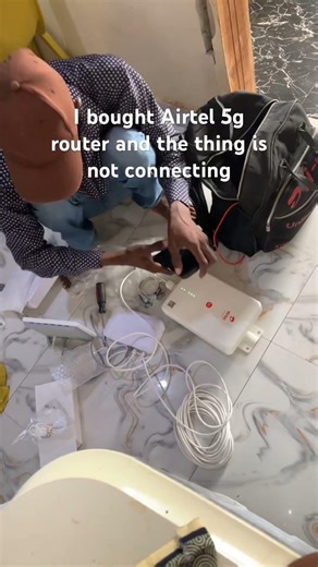 Is Airtel router that b@d? Not working since and it’s a new device #fyp #internet #fyp