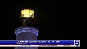 Historic Port Isabel lighthouse lights up for the first time in 117 years