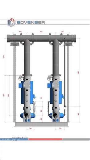 Revit-based MEP pump skid modeling with integrated fabrication pipework schedules.