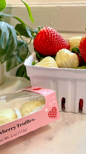 Freshly picked 🍓 Strawberry Truffles have arrived in our Candy Counters 🌟 | See's Candies