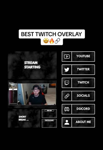 Perfect Stream Overlay in Bio 🔗🤩 #overlay #twitch #streaming #twitchoverlay #obsstudio #gaming