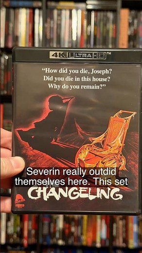 The Changeling 4K UHD from Severin Films #physicalmedia