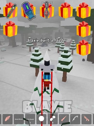 *OPEN All Elf Gift* in Christmas Update 🦌 99 nights in the forest #roblox #blaxieroblox