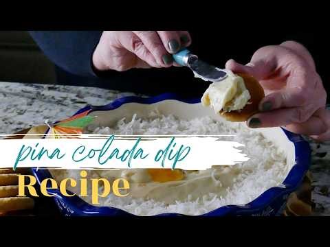 Sweet and Creamy Pina Colada Dip Recipe