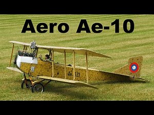 Aero Ae-10 | scale RC biplane | 4K | Trebic 2021