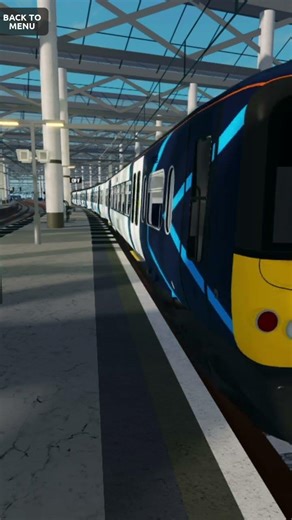 Class 365 arriving at stepford central #train #roblox
