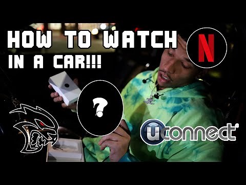 HOW TO WATCH LIVE TV & NETFLIX IN YOUR CAR (UCONNECT)