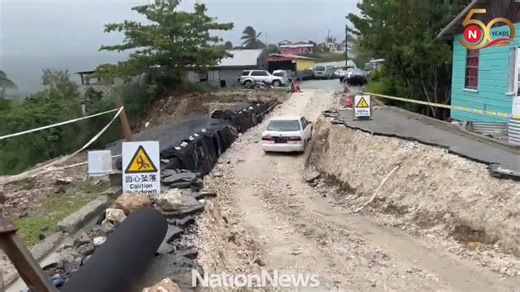 The Chinese working on the rehabilitation of the road at King Street, St Simon’s, St Andrew, came under fire from some residents last Wednesday, who accused them of abandoning the road works project and leaving them in a perilous situation. Angry residents gathered by the roadside where the Chinese were supposed to be rehabilitating the road with gabions, and vented that the Chinese had pulled all of the equipment from King Street over the weekend and taken them to neighbouring White Hill, St An