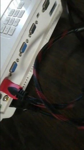 cómo conectar un cañon a una laptop
