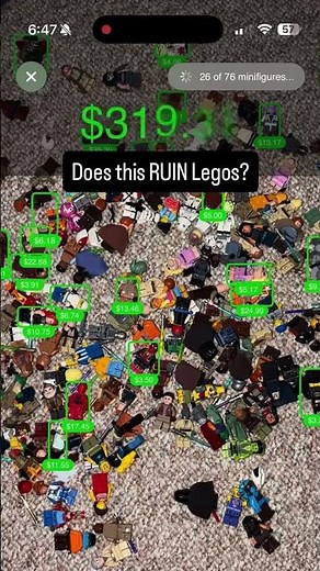 Bulk Scanning LEGO Minifigures with Brickify App!