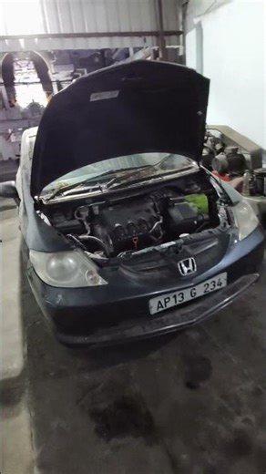 Honda City engine over heating problem thermostat vavle slincer mounting repair famous motors hyd