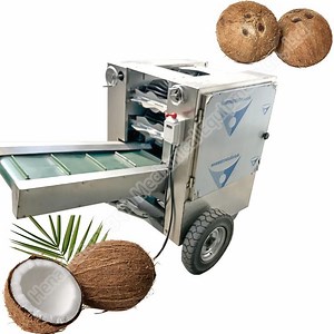 [Hot Item] Coconut Husk Shredder Fiber Machine Green Coconut Skin Removing Cutting Machine Coconut First Layer Fiber Peeler