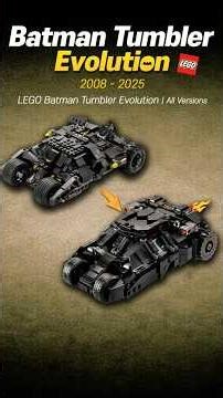 Lego Batman Tumbler Evolution | All Lego Batman Tumblers Released So Far #lego #batman #tumbler #...