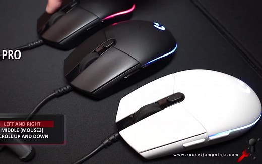 罗技G102 / G203 VS G PRO对比评测