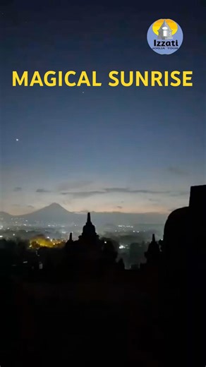 AMAZING BOROBUDUR SUNRISE! #borobudur #yogyakarta #sunrise