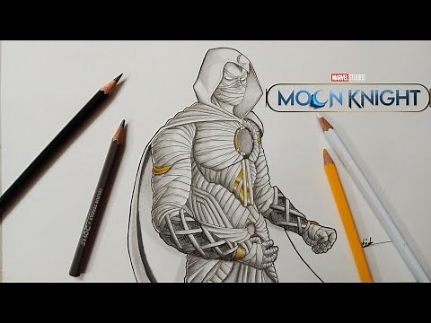 How To Draw Moon Knight | Step By Step | Tutorial